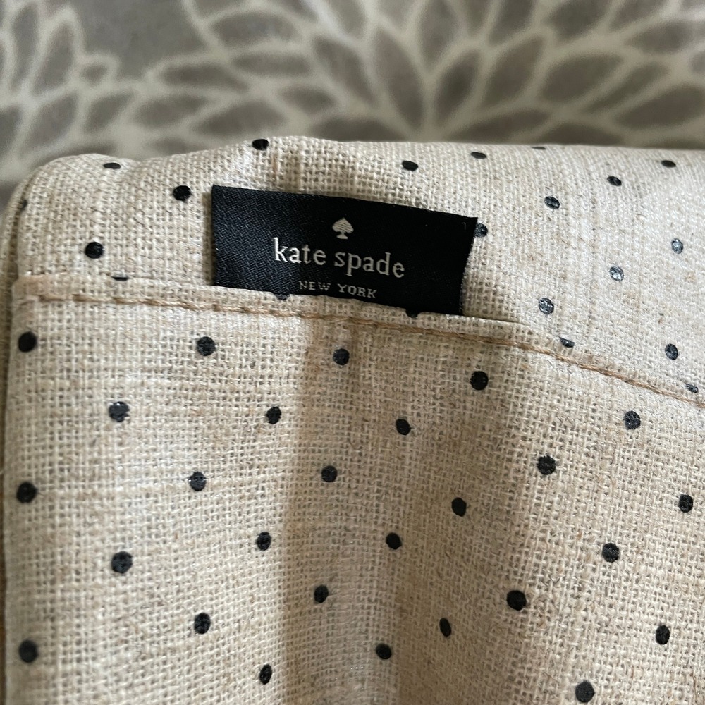 Kate Spade Lunch Bag Out to Lunch Polka Dot Lunchbox Cosmetic Bag Insulated Chic - Picture 4 of 9